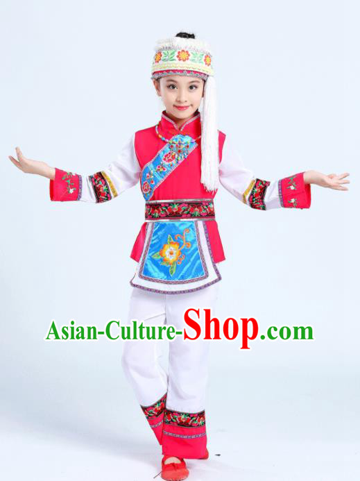 Chinese Bai Minority Folk Dance Clothing Yunnan Nationality Girl White Outfits Ethnic Festival Performance Costumes