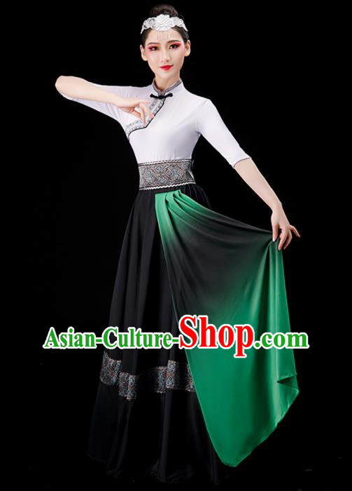Chinese Stage Performance Dress Mongolian Dance Costume Ethnic Dance Clothing