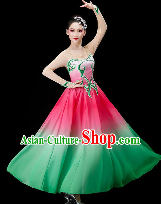 Chinese Lotus Dance Clothing Stage Performance Dress Classical Dance Costume