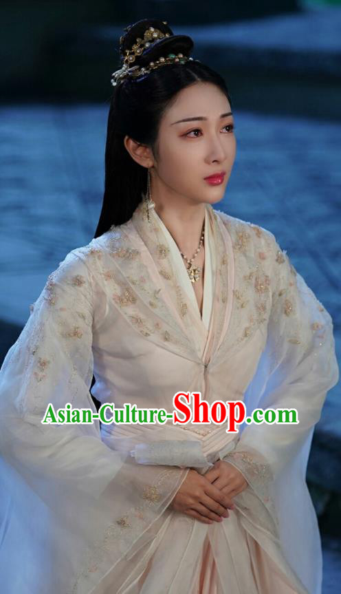 TV Series Ancient Love Poetry Chinese Fairy Jing Zhao Garment Clothing Ancient Princess Dress Costume