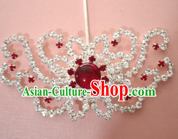 Chinese Peking Opera Hua Tan Lotus Hair Jewelry Beijing Opera Actress Headpiece Ancient Noble Lady Hair Pin