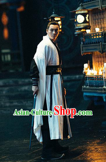 Chinese Ancient Swordsman Clothing Film The Yinyang Master Warrior Ci Mu Costume