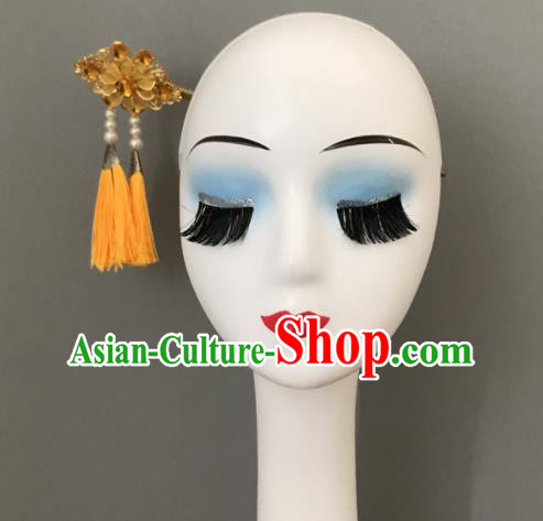 Chinese Chaoxian Minority Dance Tassel Headwear Korean Nationality Woman Hair Jewelry Ethnic Stage Performance Hairpin