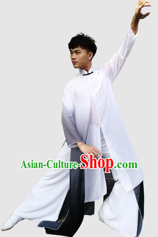 China Liang Zhu Male Dance Black Outfit Classical Dance Costume Scholar Performance Clothing