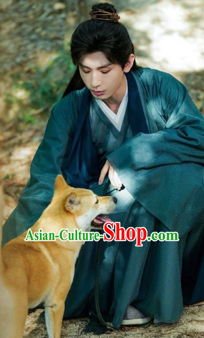 Mysterious Lotus Casebook ChinaTV Series Young Hero Li Lianhua Replica Clothing Ancient Warrior Green Costumes