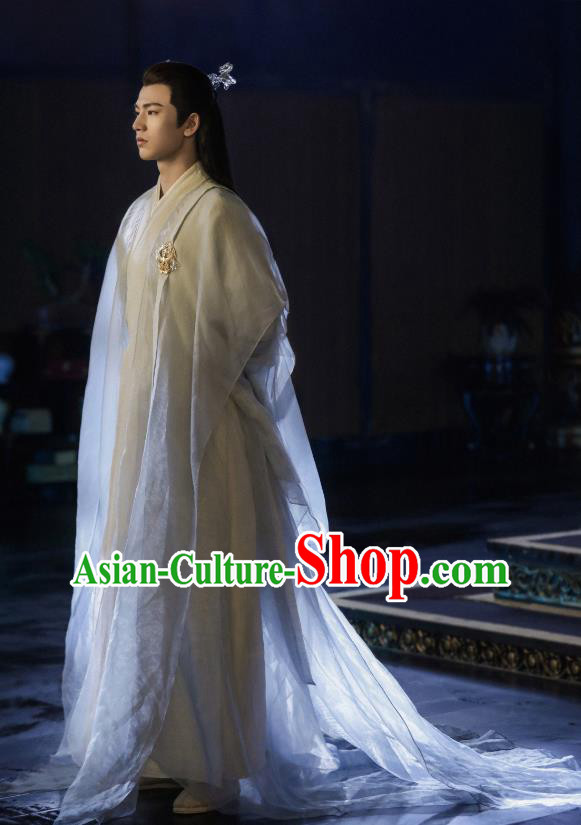 Chinese Ancient Noble Childe Garment Costumes TV Series Love Between Fairy and Devil Immortal Chang Heng Clothing