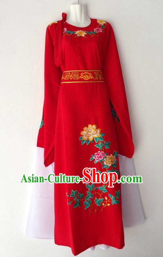 Chinese Ancient Scholar Clothing Beijing Opera Xiaosheng Costume Shaoxing Opera Jia Baoyu Red Robe