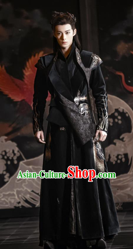 Chinese Ancient Swordsman Clothing TV Series Lord Clothes Love Between Fairy and Devil Dongfang Qing Cang Garment Costumes
