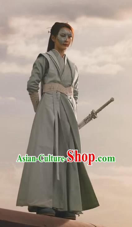 Chinese Ancient Female Assassin Garment Costumes TV Series Swordswoman Clothing The Blood of Youth Li Hanyi Dress