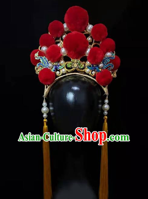 Chinese Beijing Opera Headdress Stage Performance Deluxe Crown