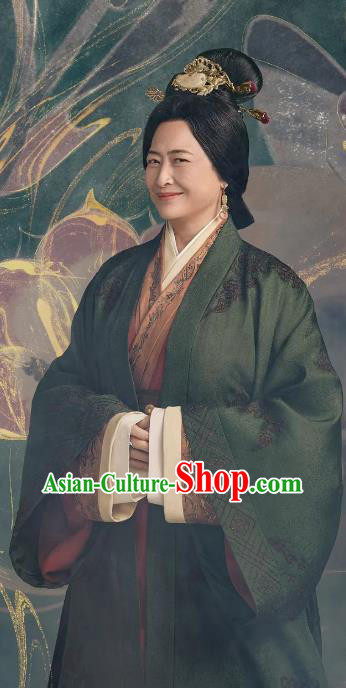 Chinese Ancient Noble Woman Clothing TV Series Love Like The Galaxy Dresses Han Dynasty Assigns Madame Historical Costumes