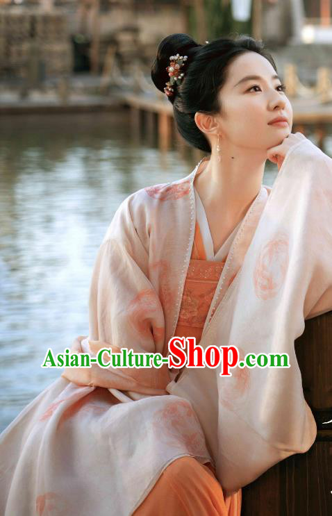 Chinese Song Dynasty Young Lady Historical Costumes Ancient Dance Woman Clothing TV Series A Dream of Splendor Zhao Pan Er Dresses