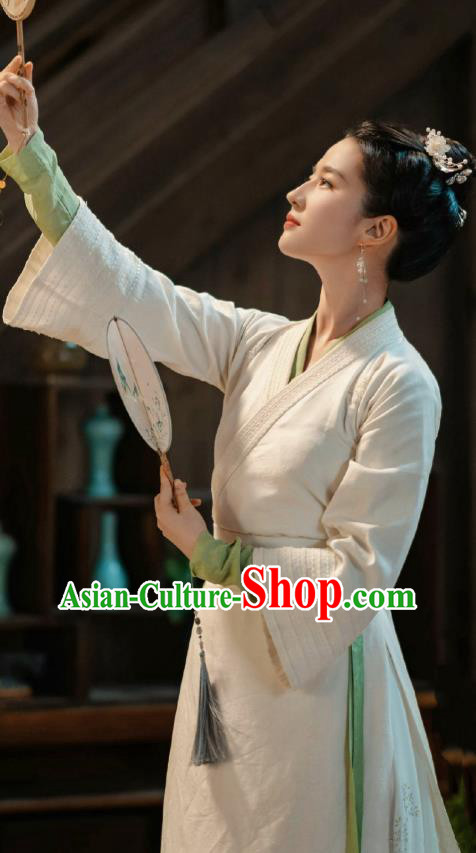 Chinese Song Dynasty Young Woman Historical Costumes Ancient Dance Beauty Clothing TV Series A Dream of Splendor Zhao Pan Er Dresses