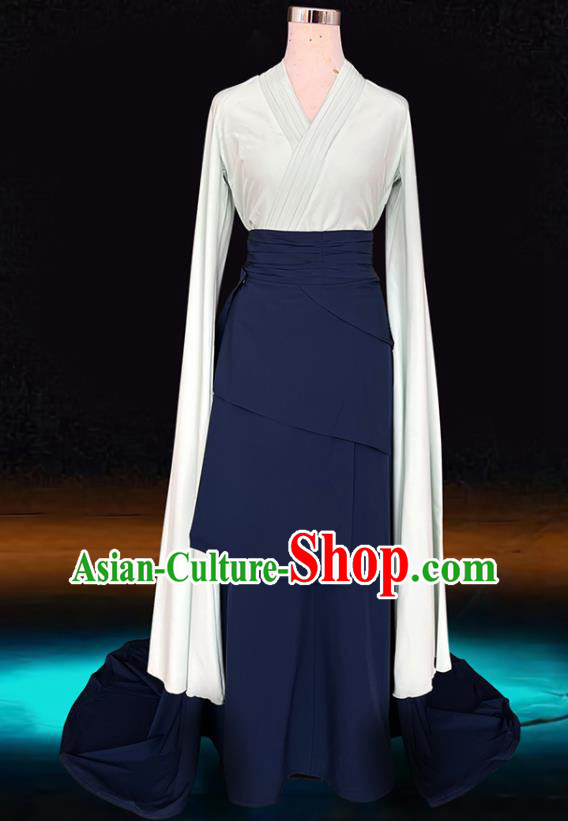 Chinese Spring Festival Gala Zhi Ci Qing Lu Dress Women Group Dance Clothing Classical Dance Costume