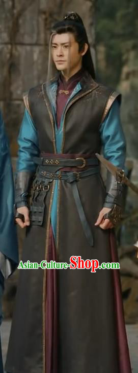 Chinese Ancient Hero Garment Costumes Swordsman Clothing Drama The Blood of Youth Tang Lian Fashion