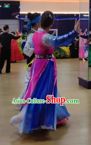 Korean Dance Hanbok Stage Performance Gradient Color