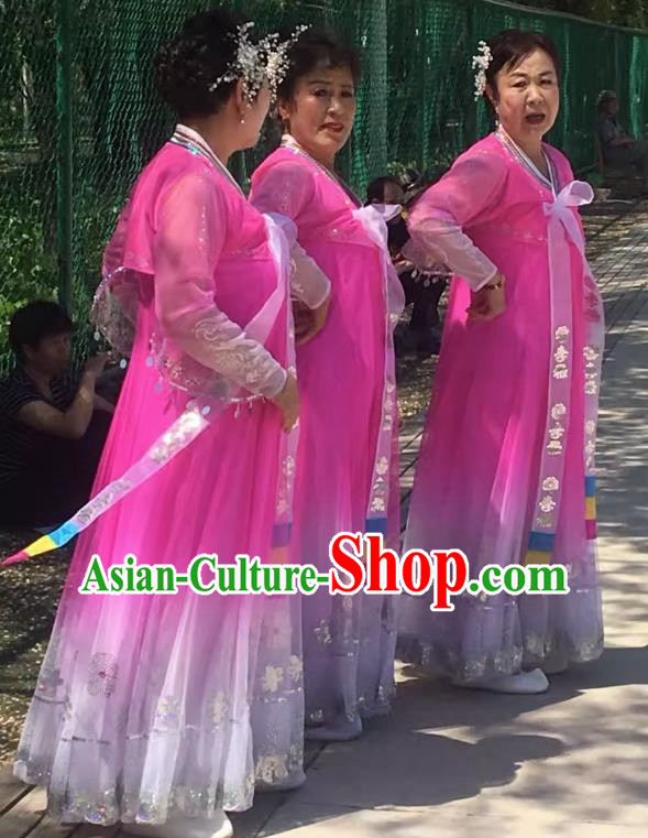 Korean Ethnic Group Dance Dress Stage Performance Clothing