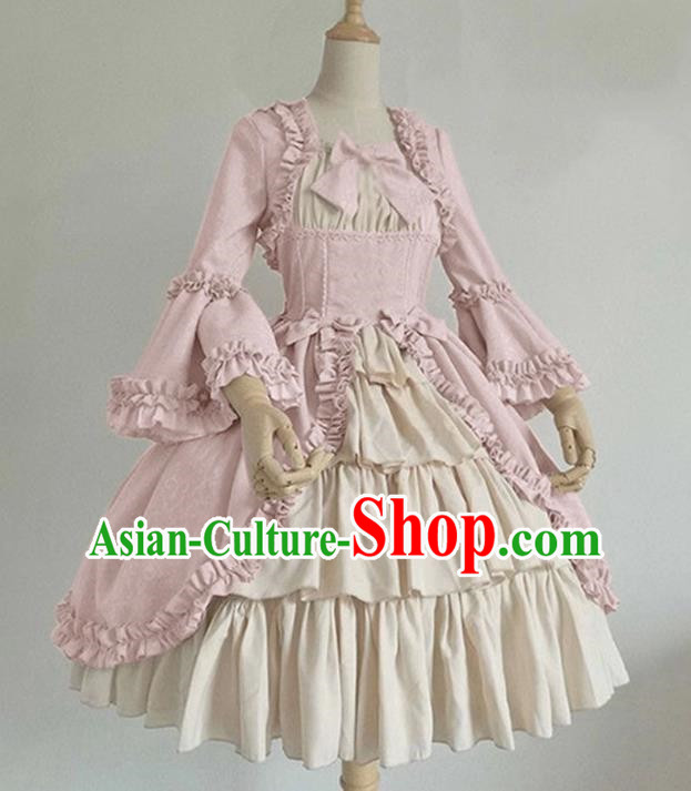 European Medieval Retro Gothic Court Short Dress For Women Suitable For Theatrical Performances Murder Mystery Detective Themed Events