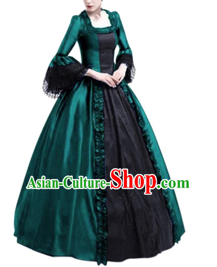 Cosplay European Medieval Noble Court Long Dress For Stage Plays Featuring European And American Retro Style Formal Evening Dresses For Women