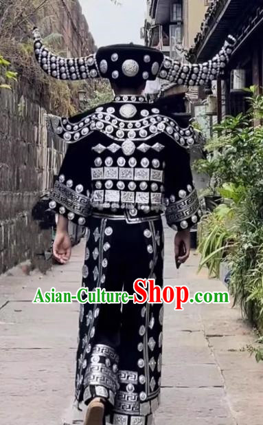 Miao Costumes Ethnic Minority Costumes Tourist Attractions Photo Boutique Male Miao King Suit