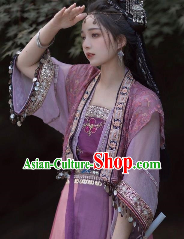 Zixuan Hanfu Women Song Dynasty Short Pair Of Cardigans With Slings And Half Sleeved Vests Twelve Torn Skirts