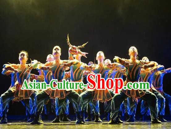 Dance Nuo Opera Nuo Sound Children Performance Costumes Primary And Secondary School Students Art Festival National Totem Costumes