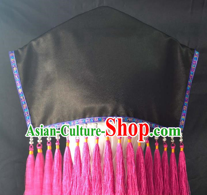 Guangxi Women Adult Minority Performance Hat Zhuang Nationality Folk Song Advanced Embroidery Handmade Headwear
