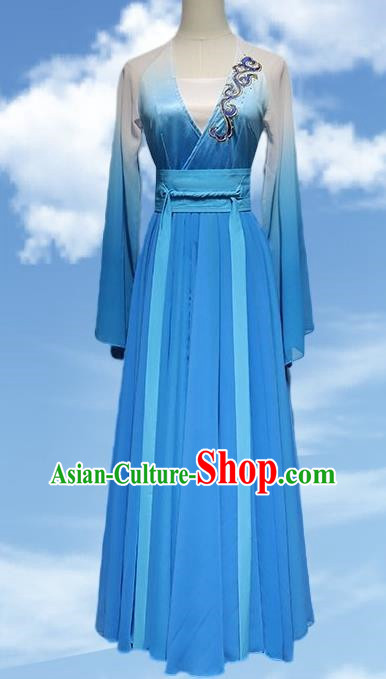 Classical Han And Tang Dance Costumes Female Qingshan Yuandai Same Style Women Group Dance Performance Costumes Chinese Dance Examination Clothing