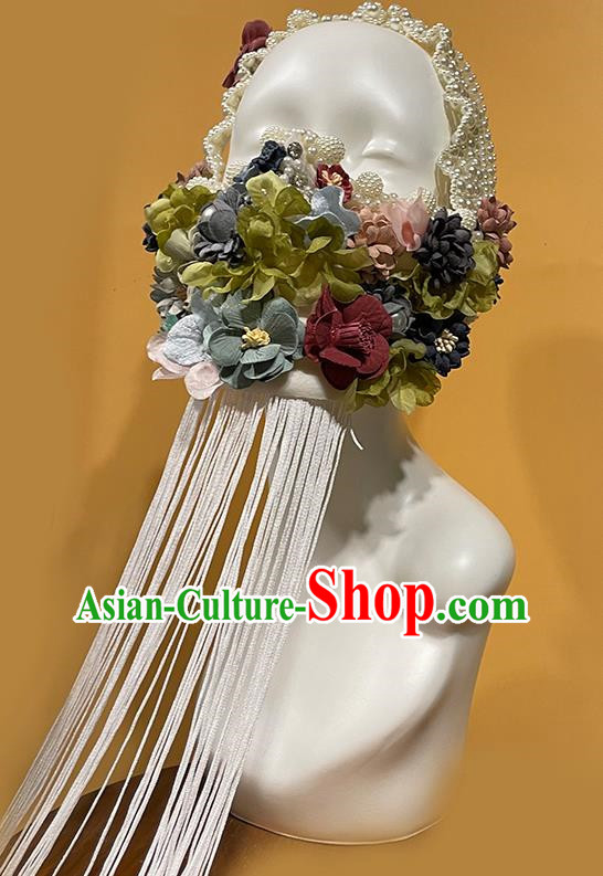 Alternative Funny Rebellious Exaggerated Crazy Flamboyant Fearless Mask Face Mask Decoration