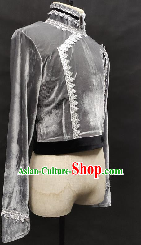 Men Ballet Single Top Performance Costumes Performance Costumes Dance Costumes