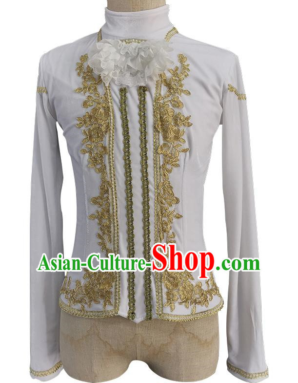 Men Single Top Ballet Custom Costume