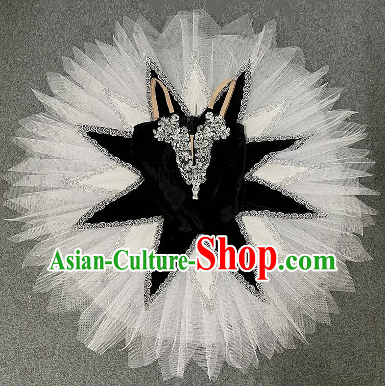 Classical Ballet Pas De Deux Coda Tutu Skirt TUTU Gauze Skirt Ballet Performance Clothing