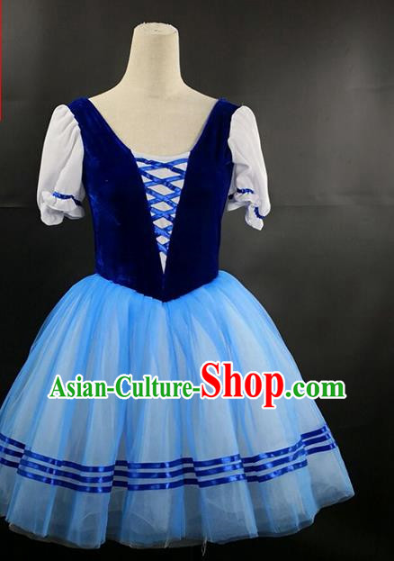 Female Ballet Performance Clothing Chest Sequin Tutu Skirt Elastic Aerobics Gymnastics Ballet Dress Long Skirt Dance Clothing