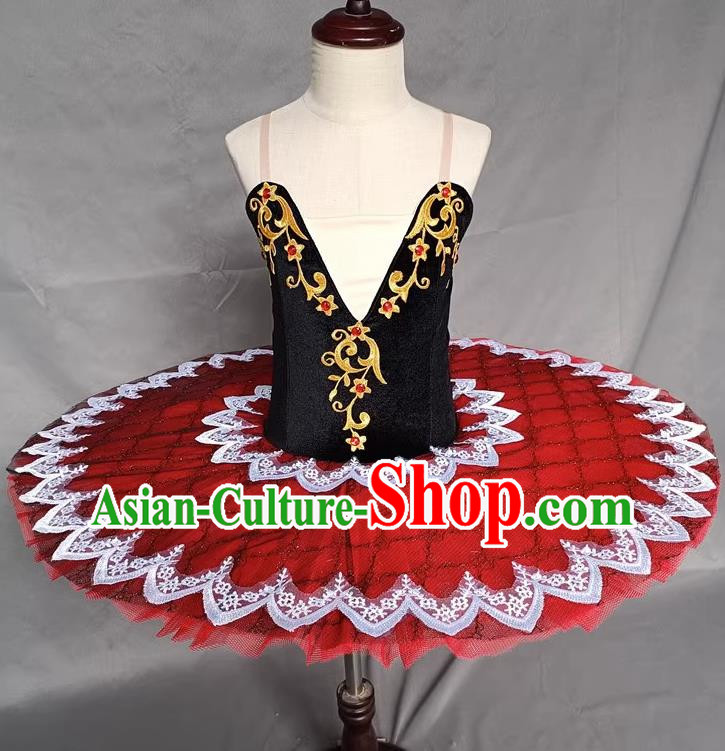 Children Ballet Skirt Costume Girls Tang Quixote Ballet TUTU Gauze Skirt Tutu Skirt