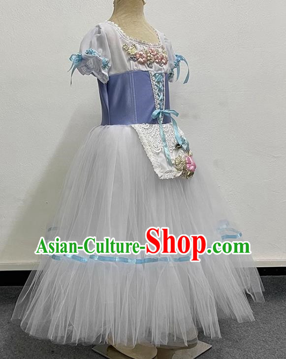 Children Princess Dress Elegant Gauze Dress Performance Dance Costume