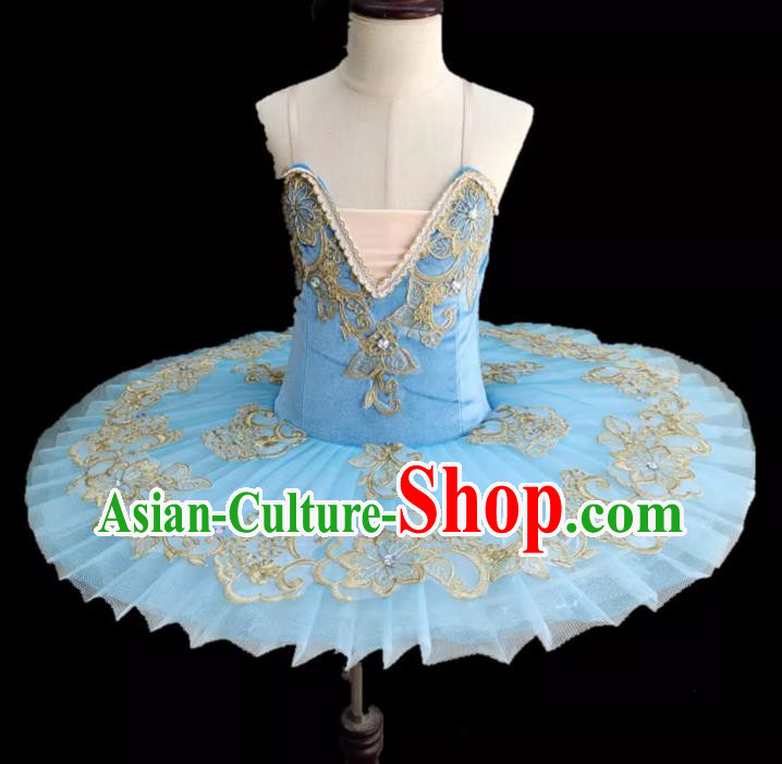 Ballet Skirt Professional Children Performance Costume Little Swan Dance Gauze Skirt Suspenders TUTU Skirt Performance Clothing Female