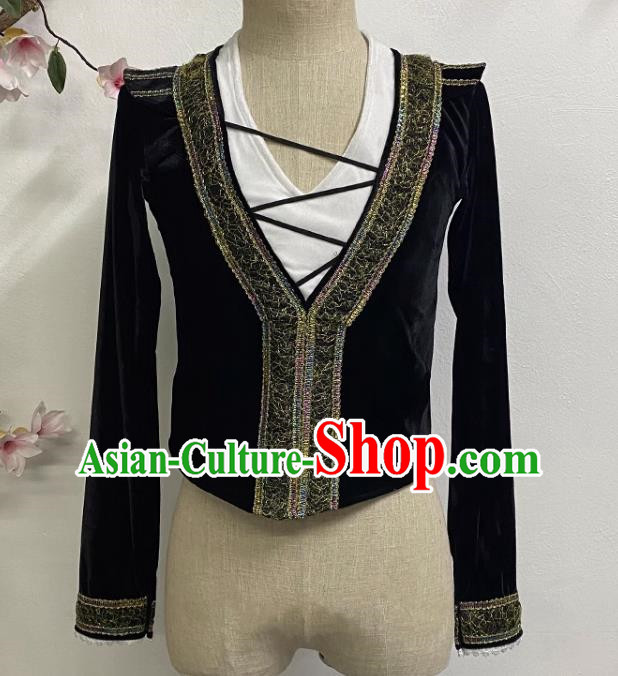 Men Ballet Velvet One Top Stage Performance Costumes