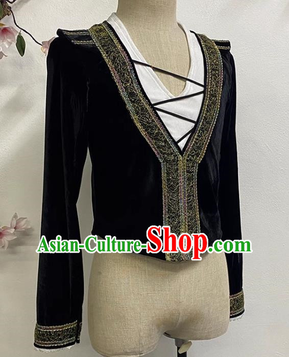Men Ballet Velvet One Top Stage Performance Costumes