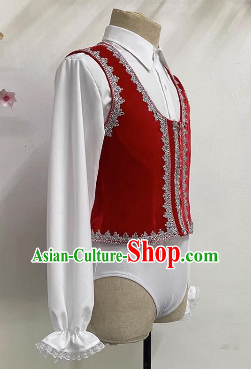 Ballet Male Variation Stage Performance Ballet Two Piece Performance Costume