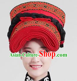 Ethnic Minority Hat Miao Tujia Zhuang Headdress Female Performance Stage Jewelry Yi Naxi