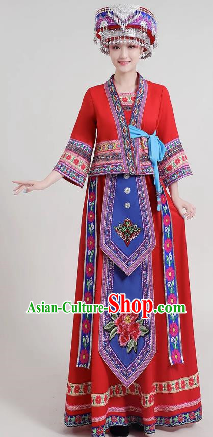 Miao Costumes 56 Ethnic Minority Costumes Female Adult Dance Costumes Dong And Tujia