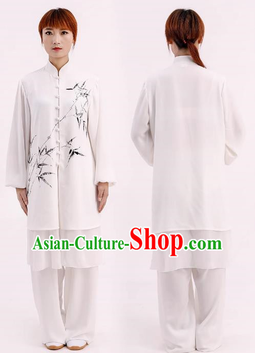 Tai Chi Clothing Female Summer Clothes Elegant Tai Chi Practice Clothing Competition Clothing Chinese Wind Male