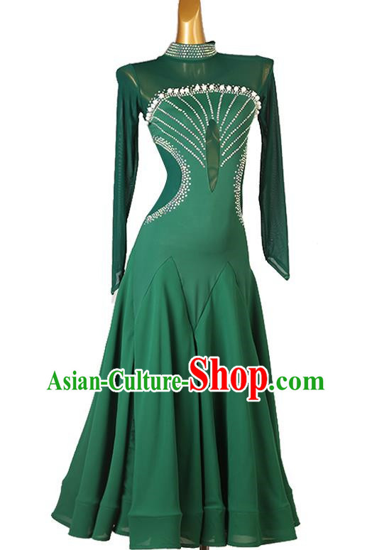 Modern Dance Dress National Standard Dance Waltz Performance Competition Suit Professional Ballroom Dance Big Swing Skirt