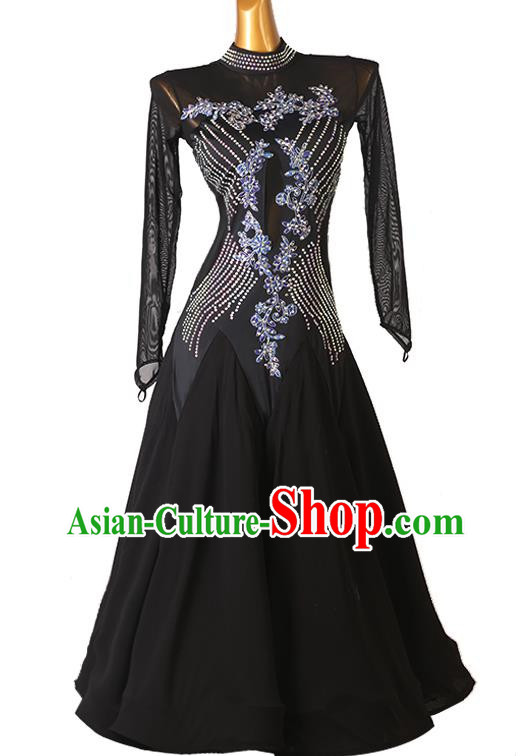 Modern Dance Skirt Performance Competition Clothing National Standard Dance Large Swing Skirt Social Clothing Waltz Group Dance Clothing