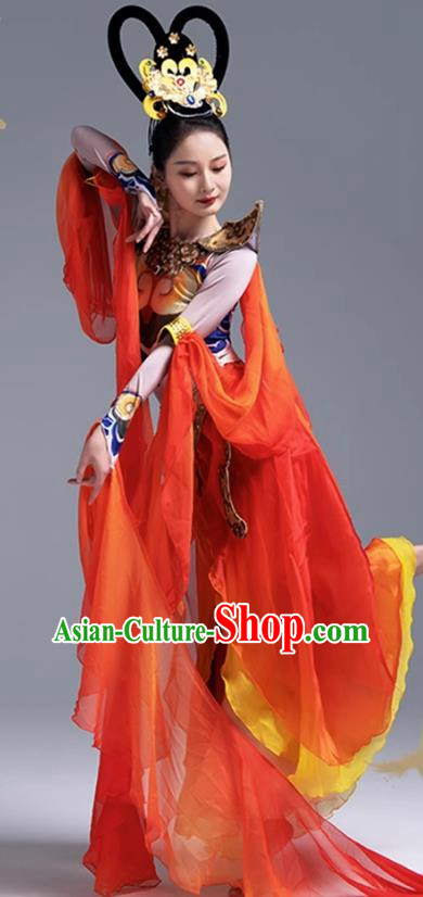 Dunhuang Flying Fairy Elegant Chinese Style Classical Performance Costumes Rebound Pipa Gorgeous Dance Costumes