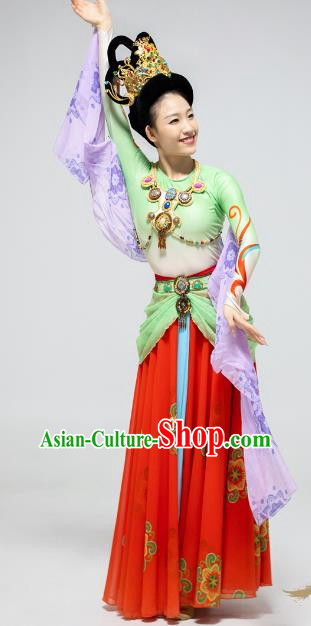 Dunhuang Flying Fairy Elegant Chinese Style Classical Performance Costumes Rebound Pipa Gorgeous Dance Costumes