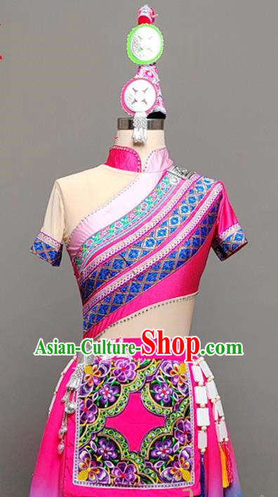 She Minority Nationality March 3 She Nationality Performance Costumes Group Dance National Dance Performance Costumes
