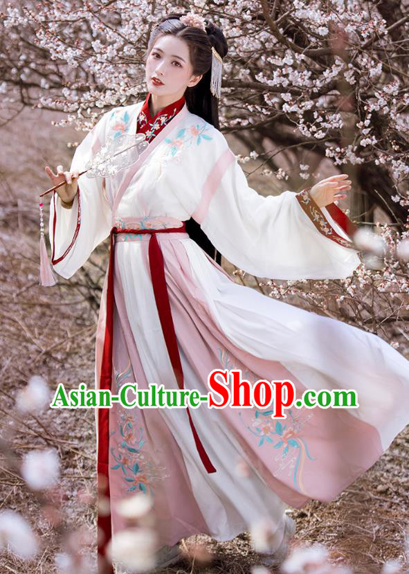Woman Hanfu China Jin Dynasty Princess Clothing Traditional Female Costumes Ancient Swordswoman Dresses
