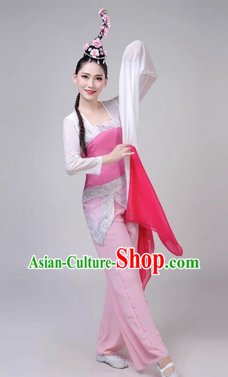 Classical Dance Costume Female Elegant Water Sleeve Performance Costume National Group Dance Taoli Cup Stage Taoyao Performance Costume