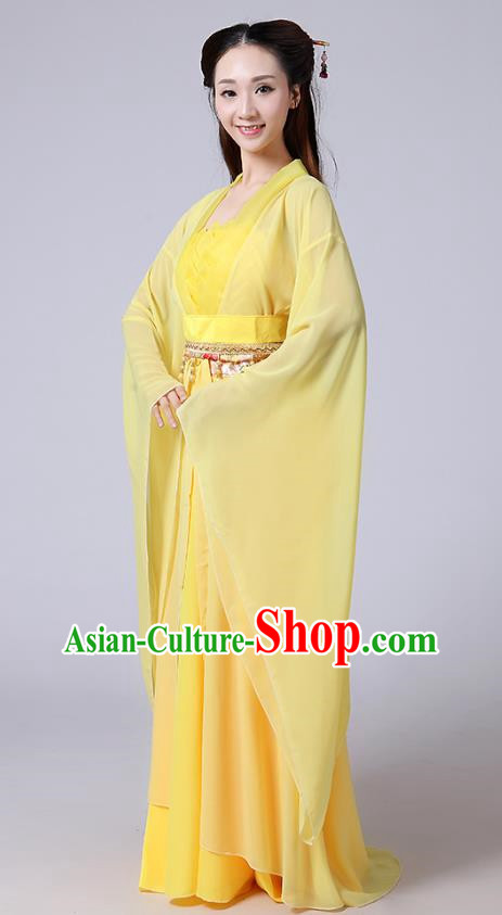 Heroine Little Dragon Girl White Liu Yifei Ancient Costume Seven Fairies Costume